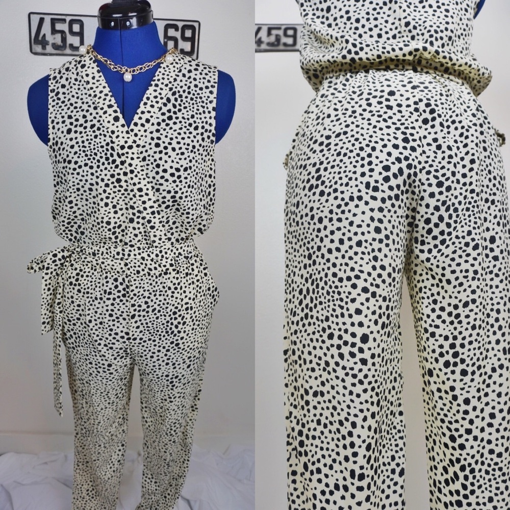 NWT Off White Leopard Jumpsuit | S |